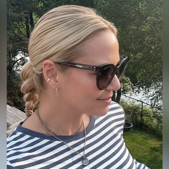 Miu Miu Cat Eye Cut-Out Sunglasses. main image 4